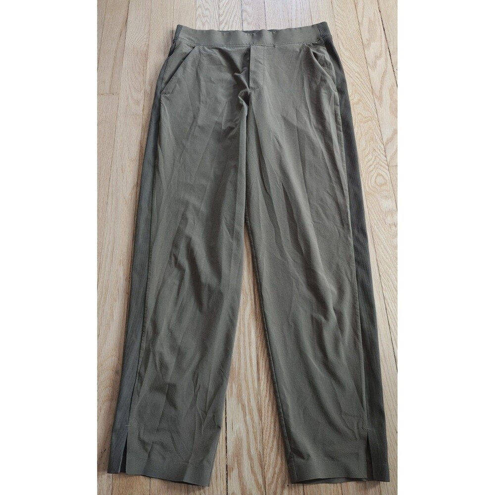 Athleta Brooklyn Ankle Pant Womens Size 4 Olive Green Athleisure Casual